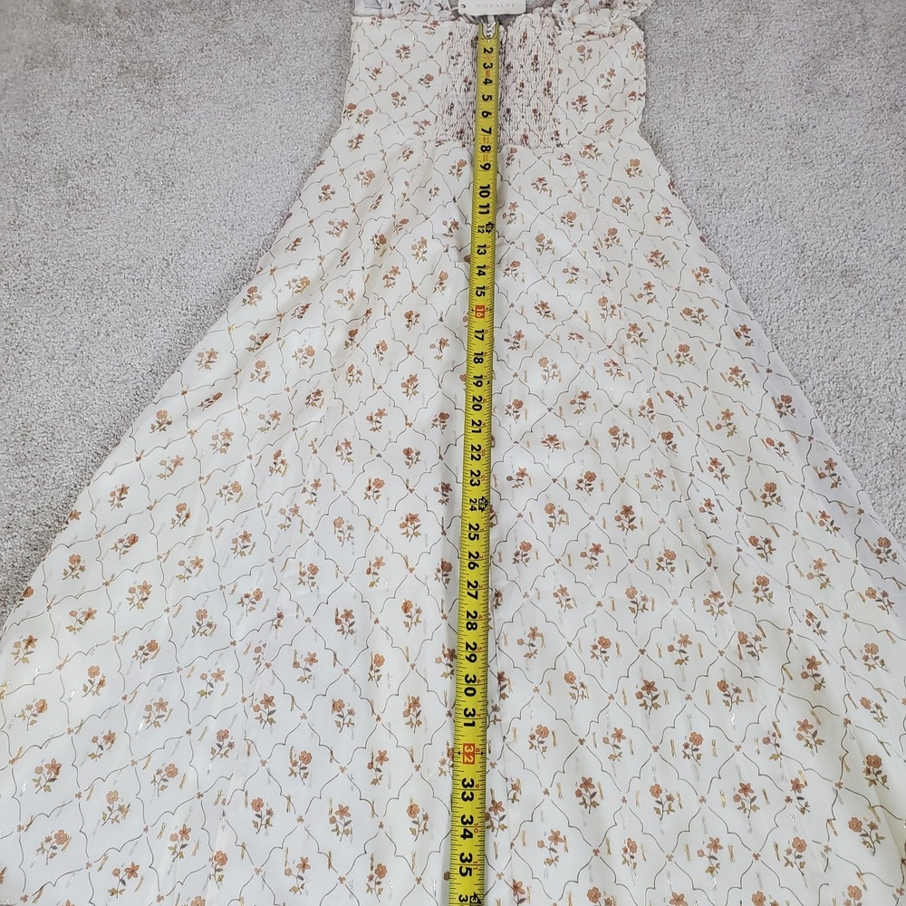 Noralee Women's Nancy Dress Size XS Floral With Metallic Thread Romantic NWTG - Picture 7 of 16